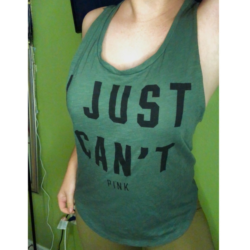 I just can’t Victoria secret tank top